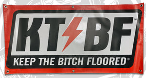 KTBF "Shield" Garage Banner - 2X4'