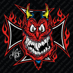KTBF "Hot Rod Devil" Garage Banner | Multiple Sizes