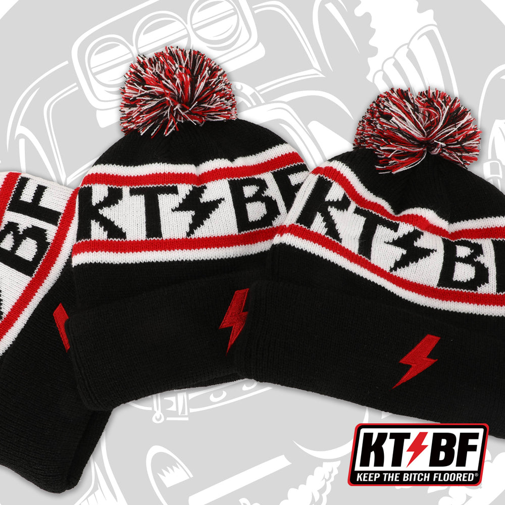 KTBF "Lightning" Pom Stocking Hat