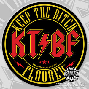 4" vinyl KTBF "Concert" sticker/decal