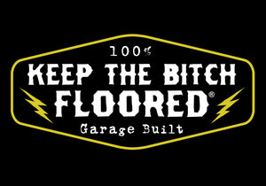 KTBF "100% Garage Built" Garage Banner - 2X3'