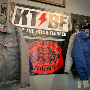 KTBF "Death Proof" Garage Banner - 2X3'